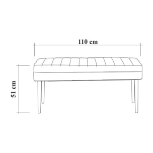 Panca Dpalestr, Panchina multiuso, Seduta per ospiti, Cassapanca multifunzione, 110x40h48 cm, Noce e Antracite