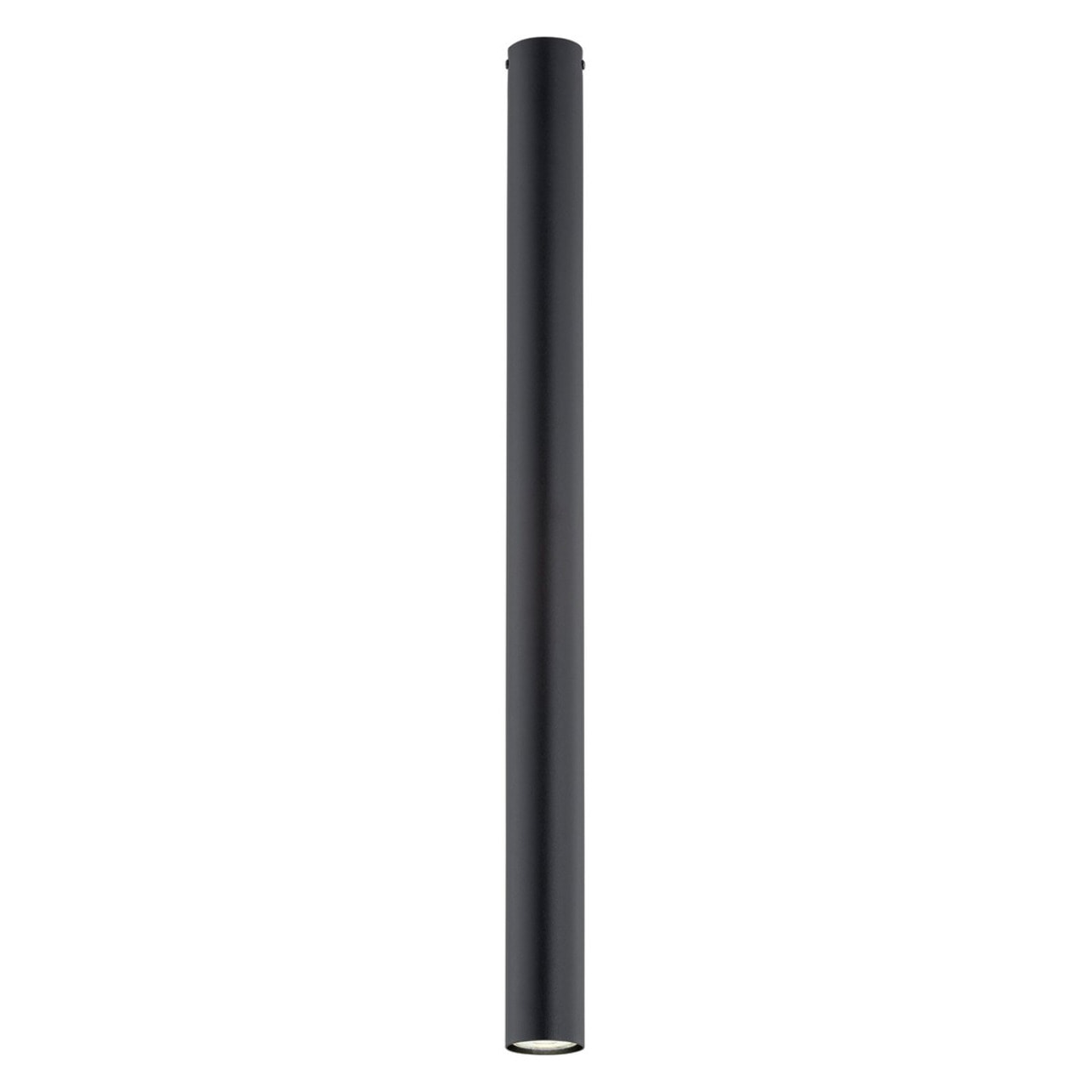 Lampada a sospensione Tecno in acciaio nero opaco