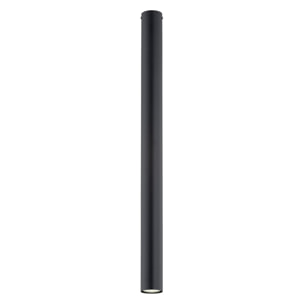 Lampada a sospensione Tecno in acciaio nero opaco