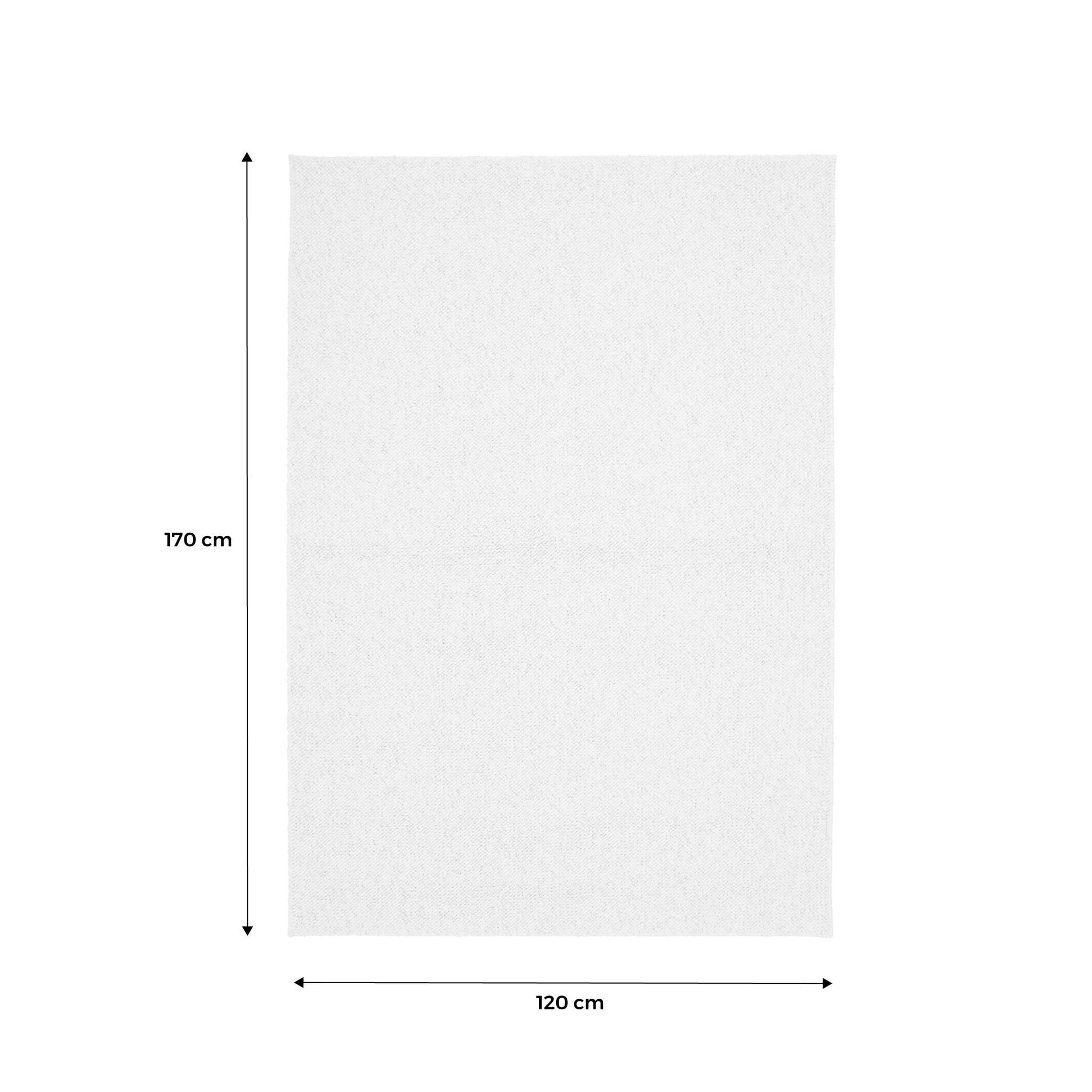 Tapis intérieur bouclette crème effet chiné WALTER