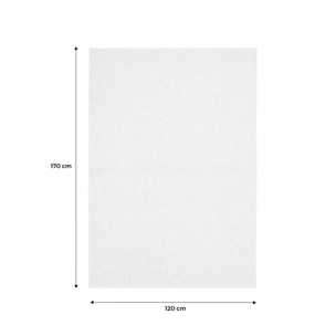 Tapis intérieur bouclette crème effet chiné WALTER