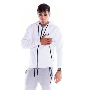 Sudadera con capucha y bolsillo grande con icono de león Soft Basic