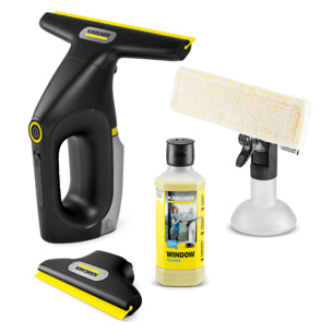 Nettoyeur de vitres Karcher WV 3 Comfort Precision+ Black - autonomie 105m² - détergent 1l - chargeur USB-C