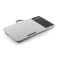 Scrivania Portatile Computer Con Cuscino XL Deskion Innovagoods - Grigio E Nero - 57,5x30,5x5,8 cm