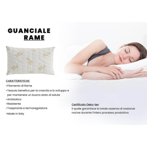 GUANCIALE RAME MADE IN ITALY