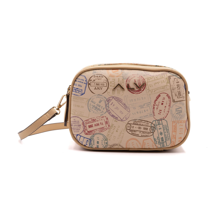 Borsa a tracolla  da donna Poliuretano Prodotto alla Moda 24x10x17 cm