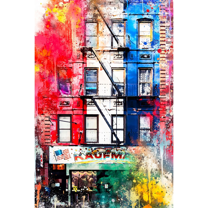Tableau graffiti new york Tableau alu Dibond