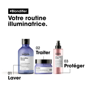 Série Expert Blondifier - Shampoing illuminateur pour cheveux blonds ou méchés 300 ml