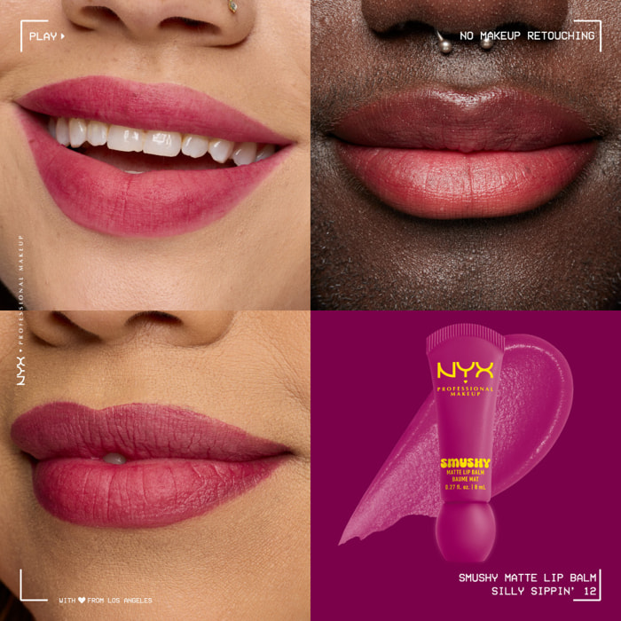 NYX Professional Makeup Smushy baume à lèvres teinté Silly Sippin'