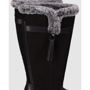 Botas - Negro - Tacón: Bajo