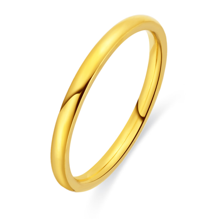 Alianza Behel acabado oro amarillo 18k
