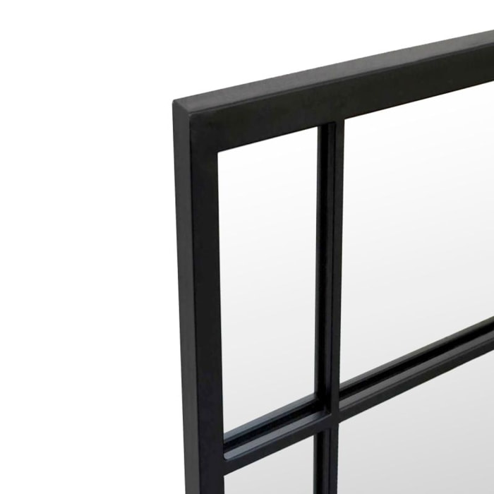 Espejo de pared Square Negro