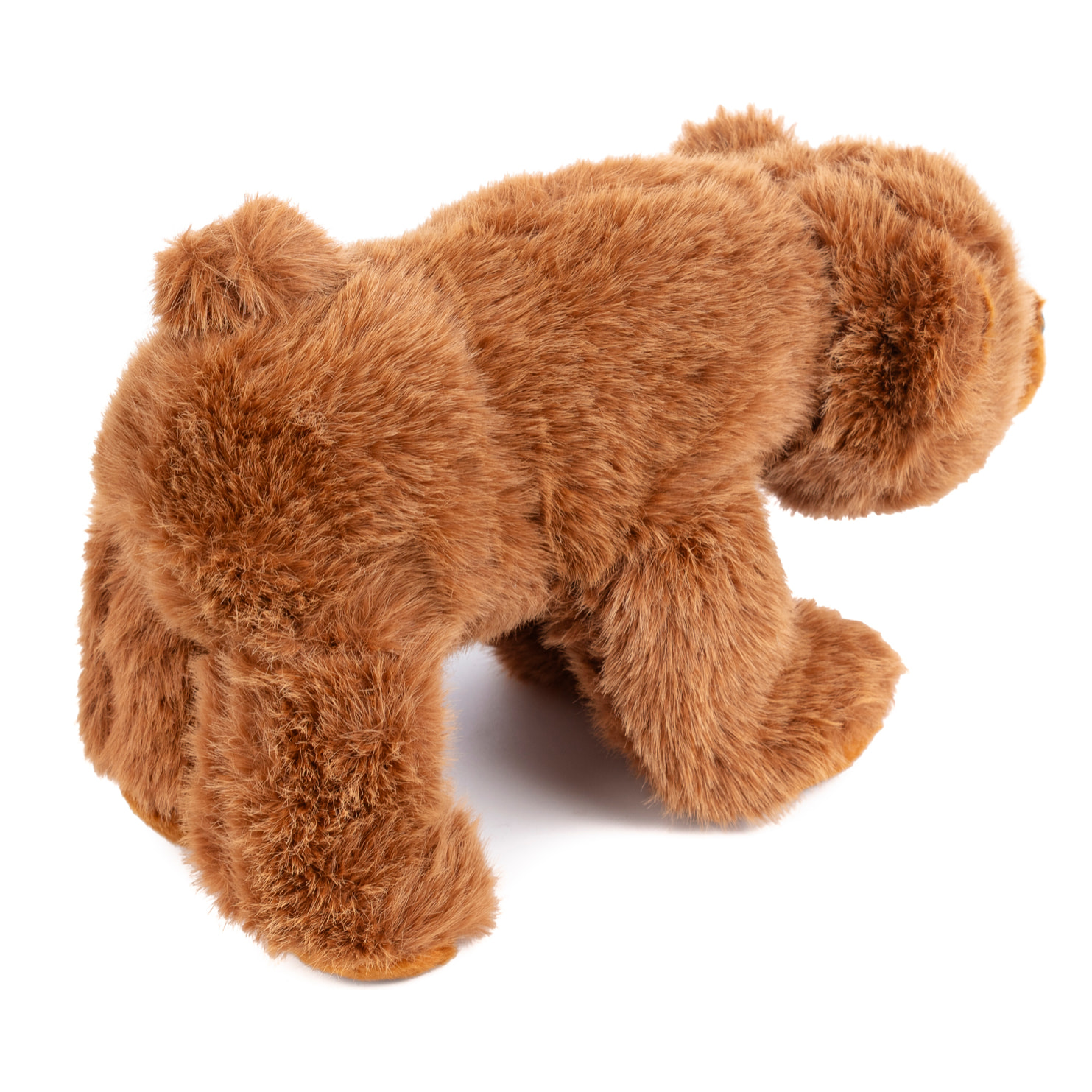 Peluche extrasuave y mullido. Diseño oso pardo. 30 cm.