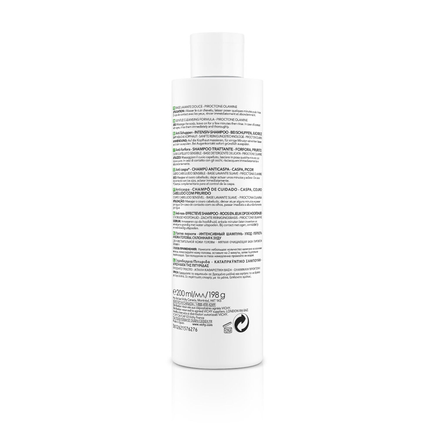 Dercos Technique Anti-Pelliculaire  - Shampooing Cuir Chevelu Sensible 200 ml