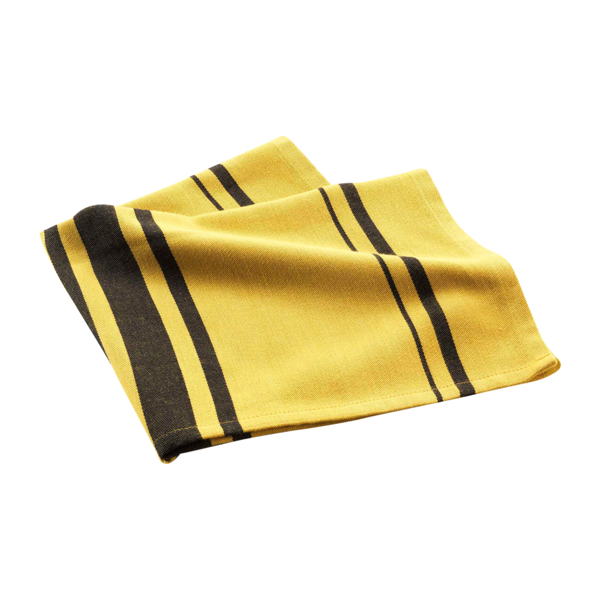 Torchon en 100% coton naturel - Jaune