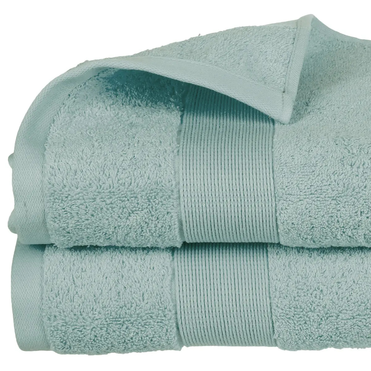 Drap de douche "Praia" coton bleu clair 70x130cm