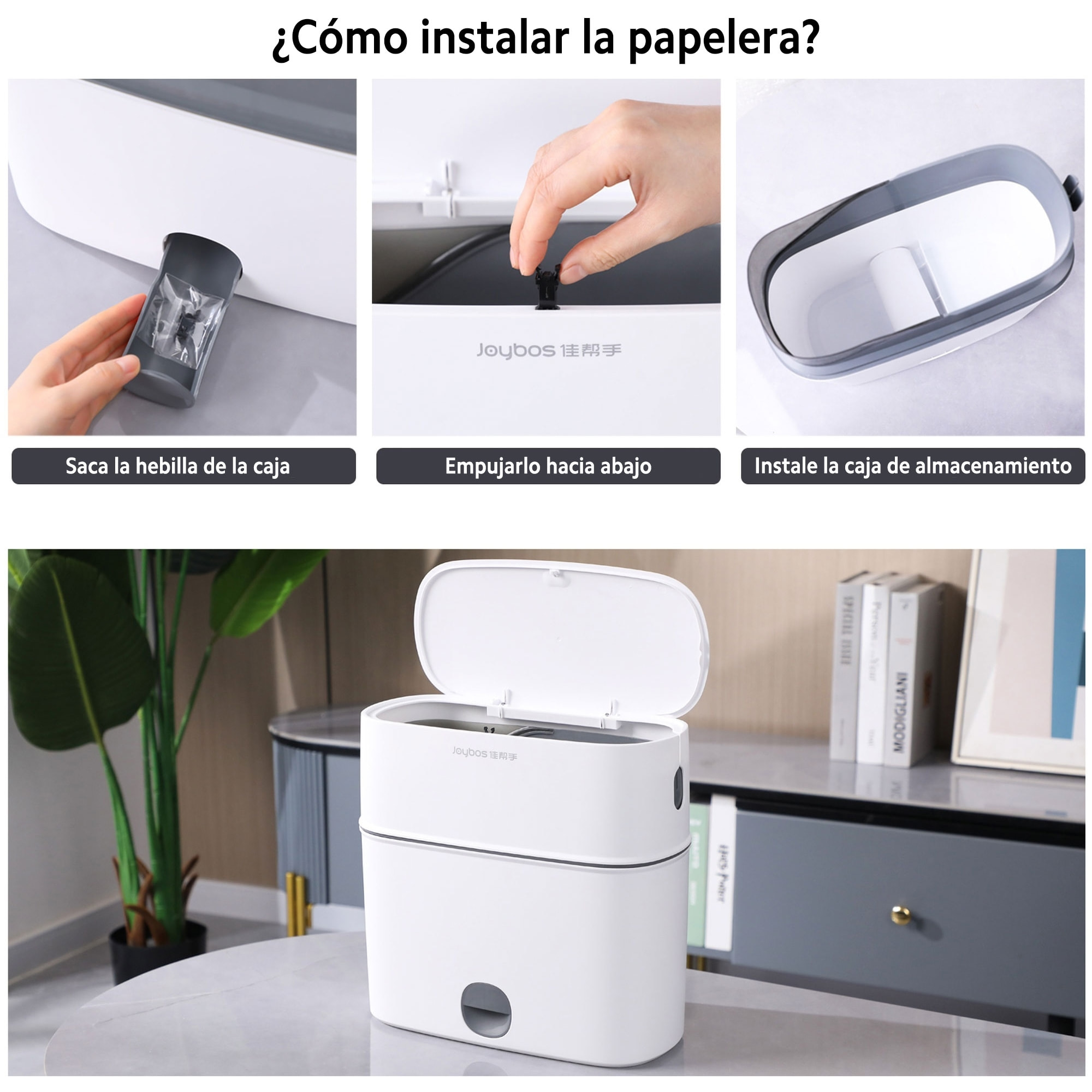 Cubo de basura para baño joybos