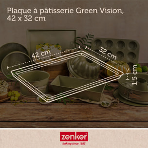 Plaque à pâtisserie éco-responsable 42 x 32 cm Zenker Green Vision