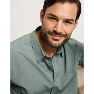 Camisa Manga Corta Verde - Camiland