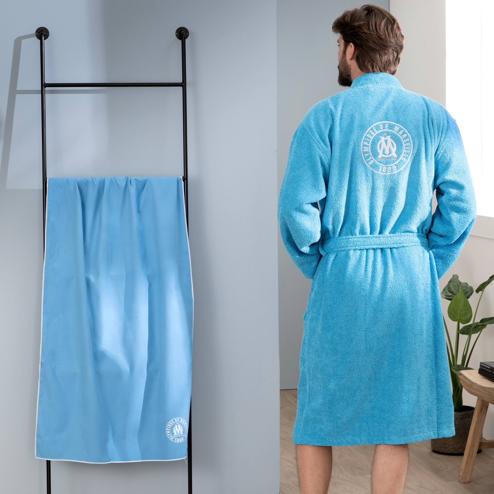 Serviette de bain et de plage en microfibre, OM 1899