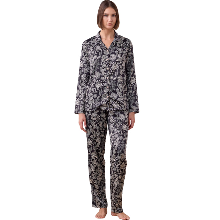 Pigiama donna in raso articolo poule. Noidinotte