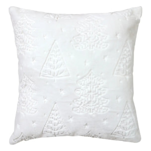 COUSSIN EMB SAPIN BLANC 45X45