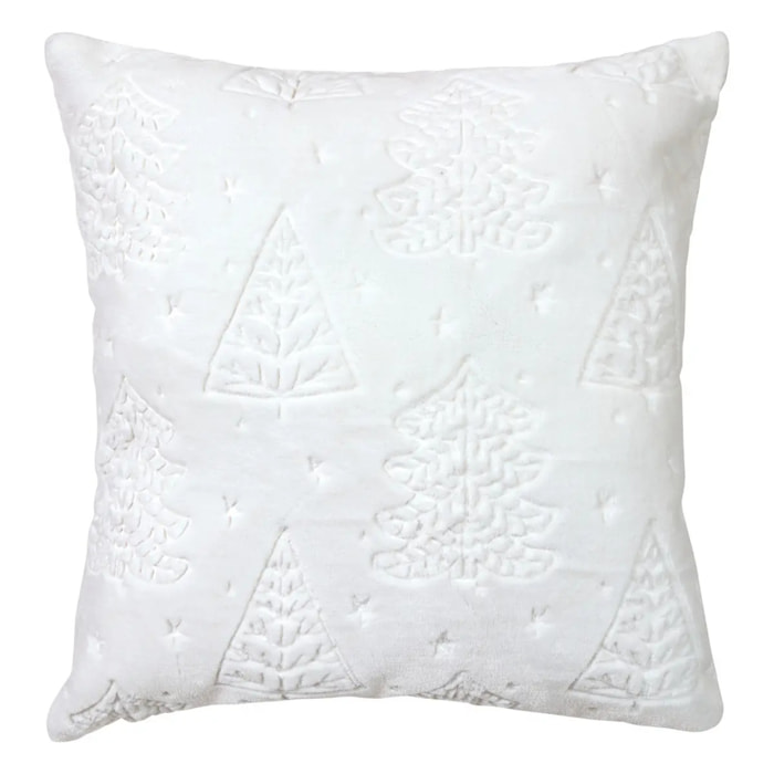 COUSSIN EMB SAPIN BLANC 45X45