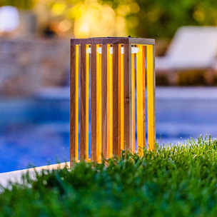 Lanterne solaire et rechargeable CHENNAI H30cm