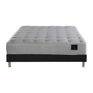 Ensemble matelas ressorts ensachés, COMETE + sommier 11 cm