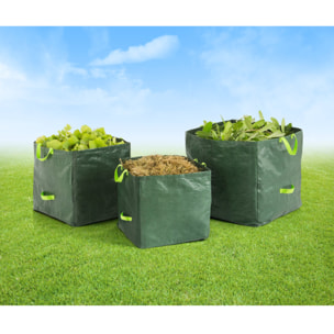 Sacs de jardin avec poignées - lot de 3