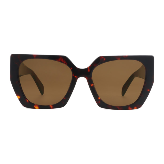 Gafas de sol LENOIR BREST - Marrón semi / Marrón