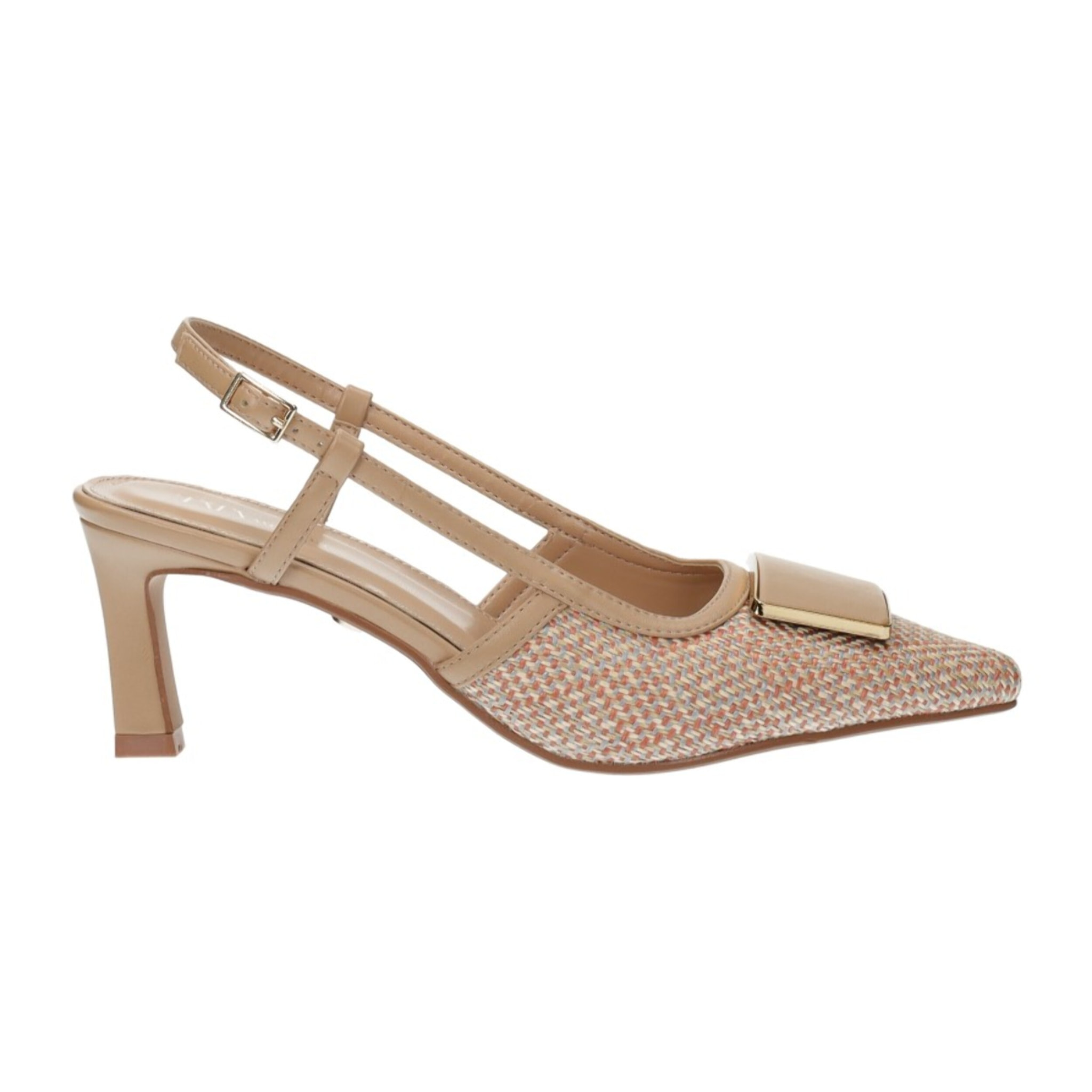 Décolleté sling back Donna Tata Italia Beige
