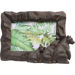 Cadre photo ours sieste 17x24cm Kare Design