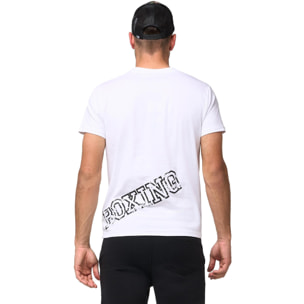 T-shirt uomo Leone 1947 Apparel con maxi logo vintage. Stile deciso.