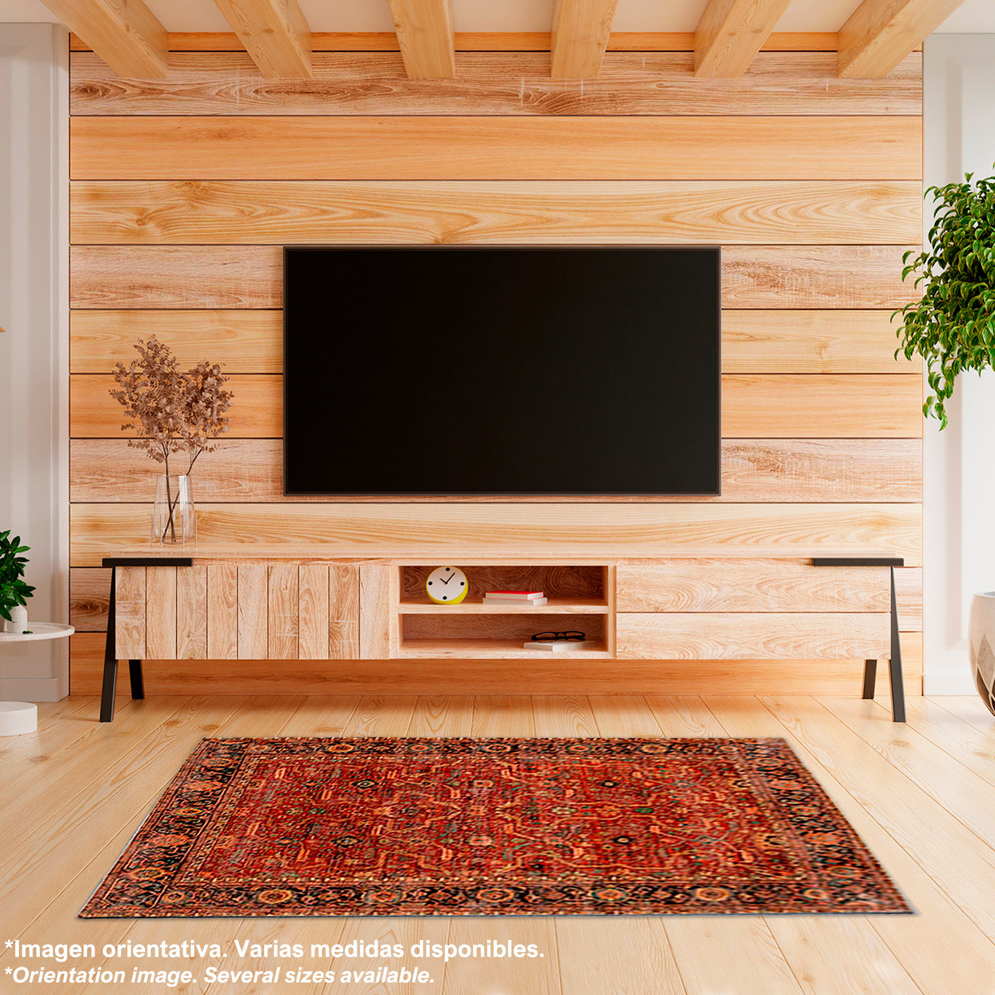 Alfombra de Poliester estampada 100 x 200cm