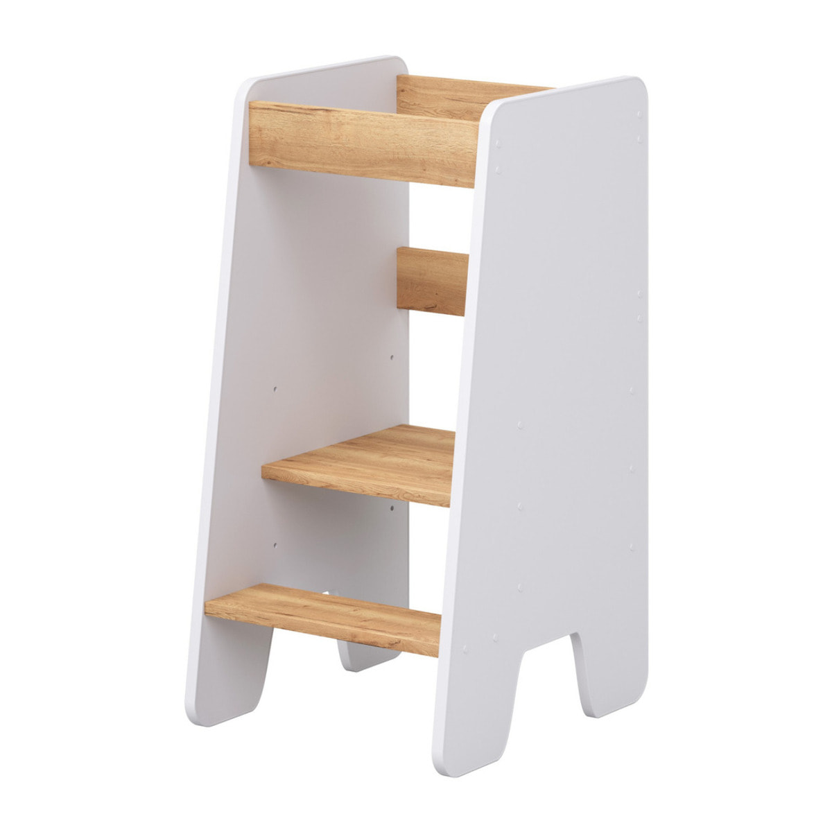 Torre Montessoriana Kitchen Helper Bianco e Quercia