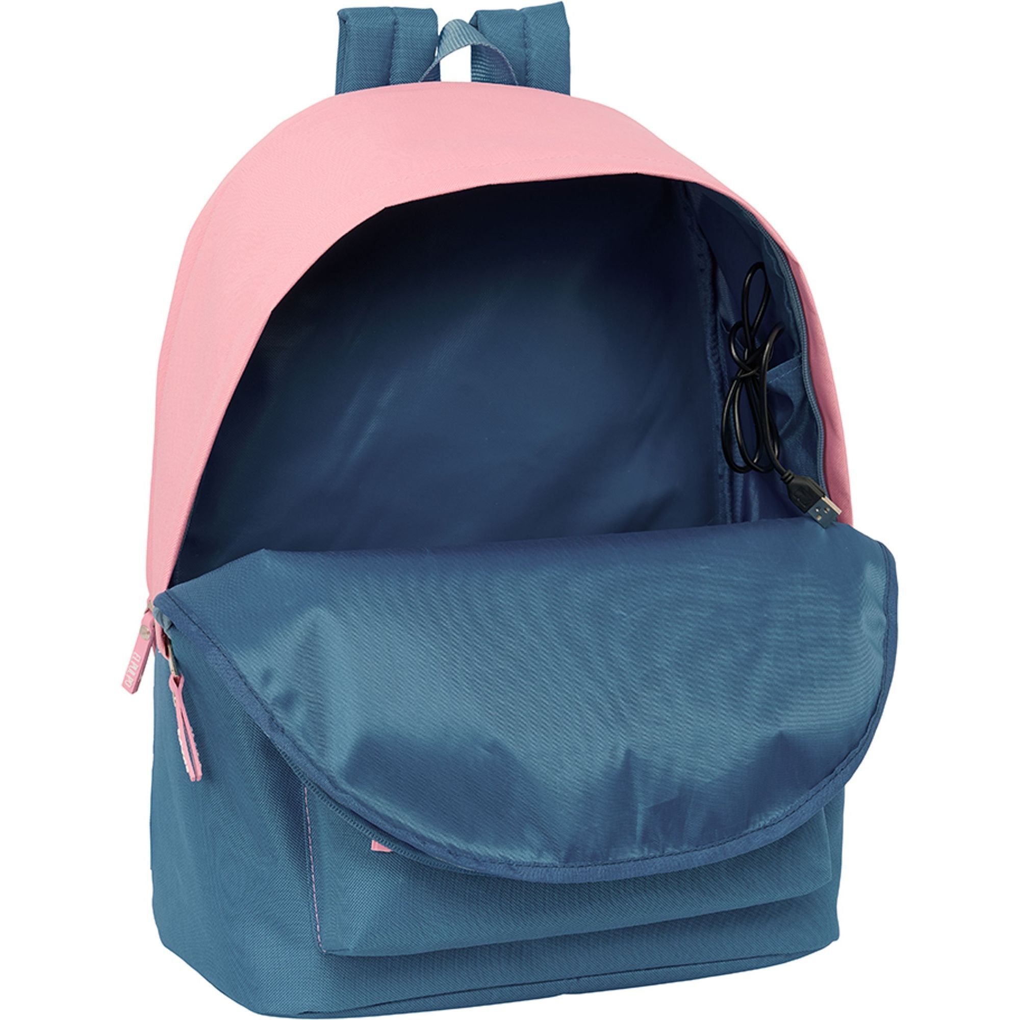 Mochila doble para portatil 15,6"+usb el pulpo "indigo"