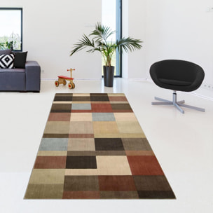 Tapis salon et chambre tissé motif seventies LACI