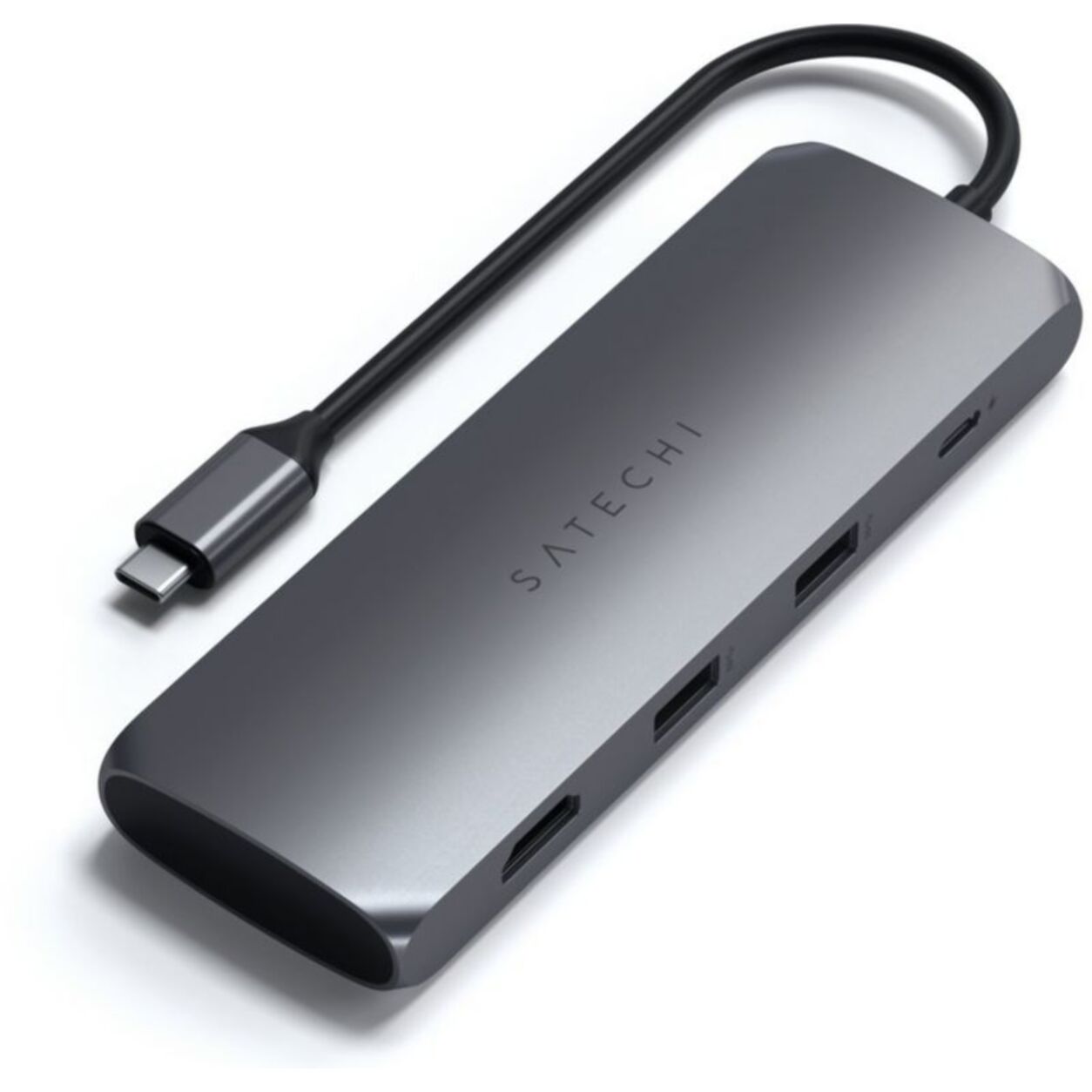 Hub USB C SATECHI USB-C Hybrid Multiport gris