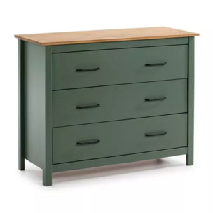 Cómoda Eira Green Moss - Oak