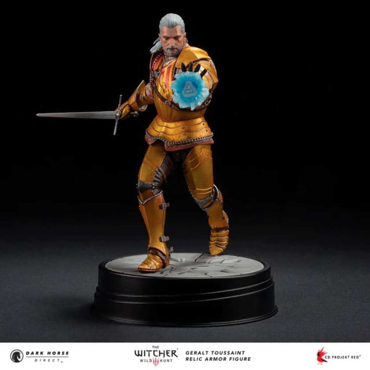 The Witcher 3 Pvc Statua Geralt Toussaint Relic Armor 20 Cm Dark Horse