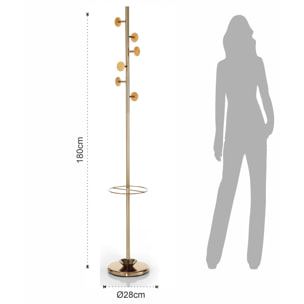 Tomasucci Appendiabiti / portaombrelli WELLS - B GOLD