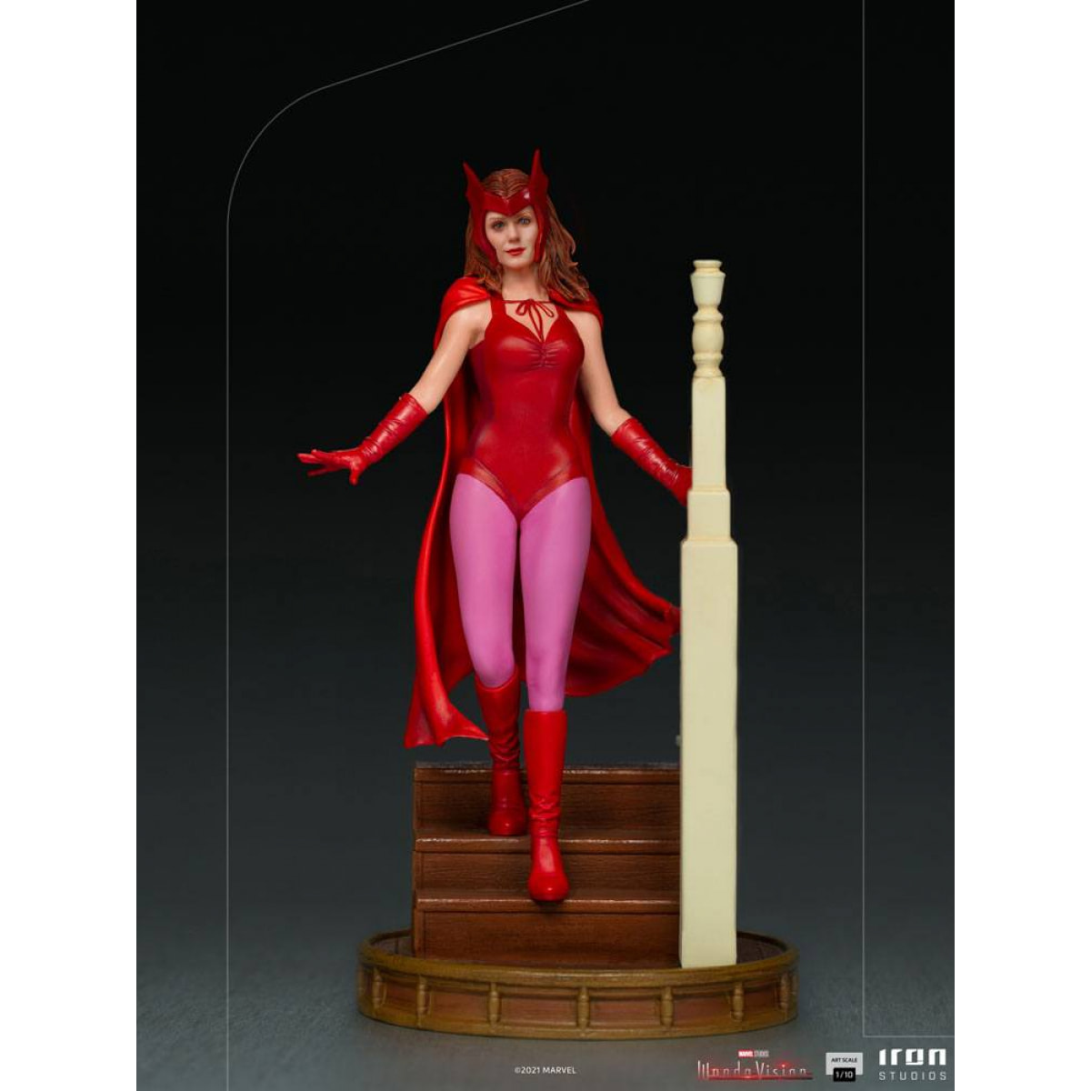 Wandavision Art Scale Statua 1/10 Wanda Halloween Version 23 Cm Iron Studios