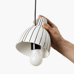 VENICE Lampe suspension rayures