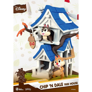 Chip e Chop Disney Figura Casa sull'Albero Diorama 16 cm Beast Kingdom