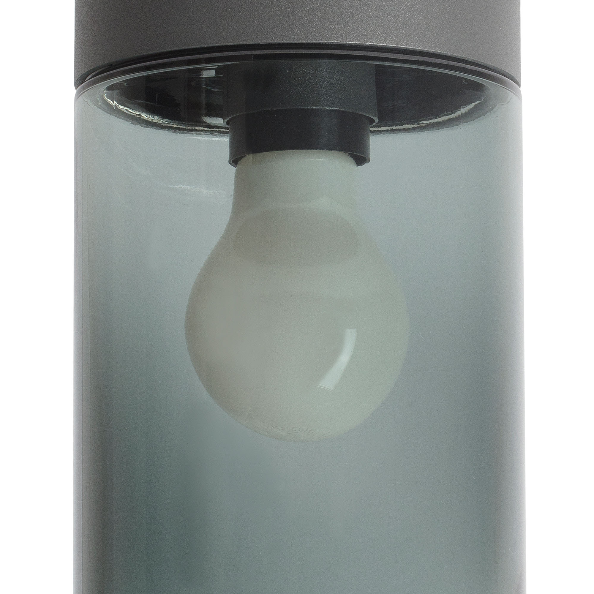 KILA Plafonnier en gris foncé fumé