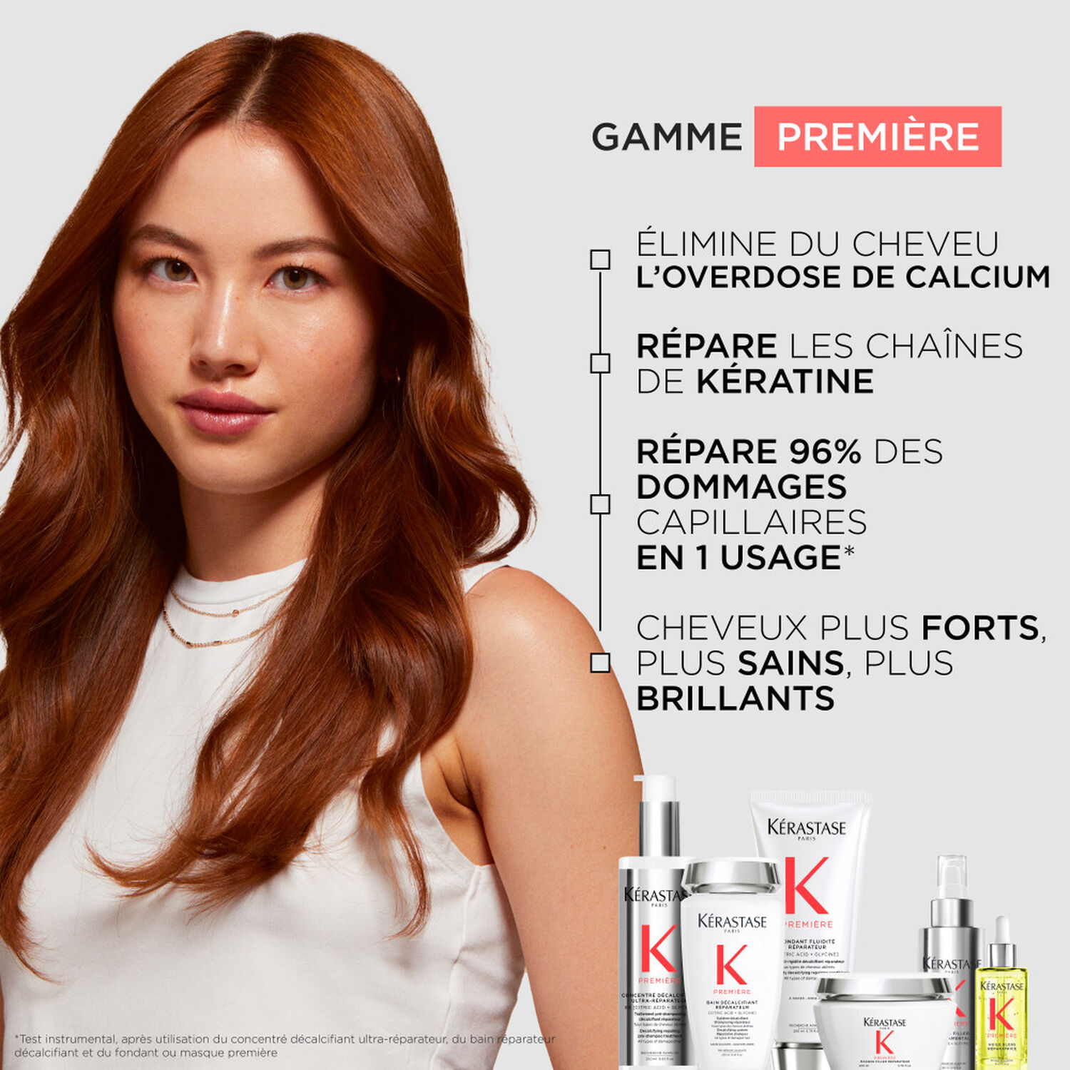 Premiere - Sérum filler réparateur anti-frizz pour tous types de cheveux abîmés.