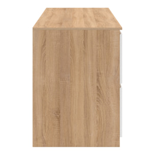 Meuble sous vasque suspendu Tom 4 tiroirs L120cm