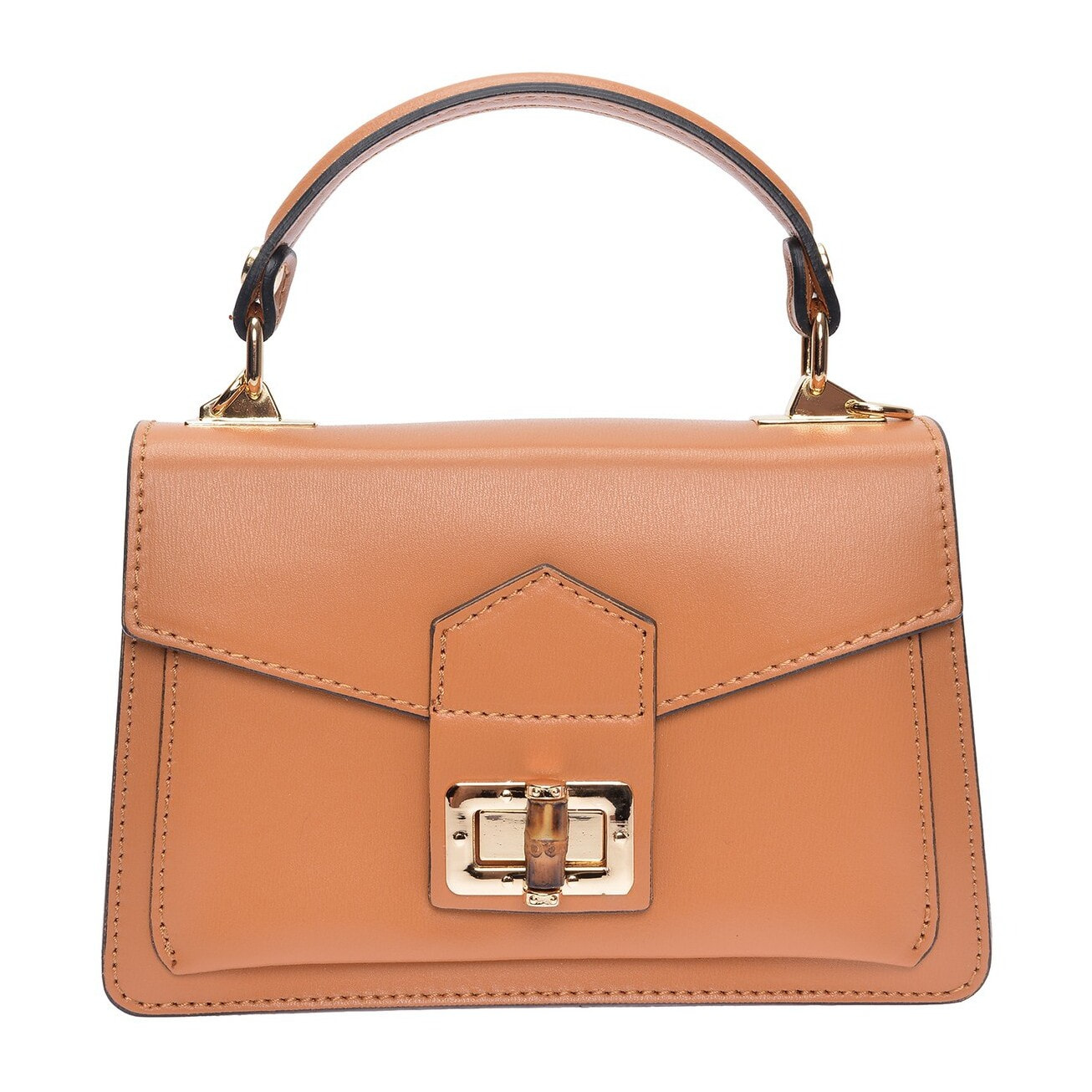 Borsa a mano Anna Luchini Cammello