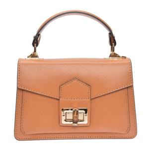 Borsa a mano Anna Luchini Cammello